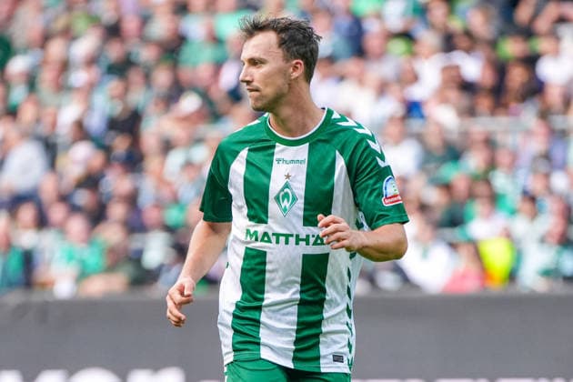 Youri Regeer (Werder Bremen, 44), Einzelaufnahme, Portrait, Gesichtsausdruck, Emotion, Mimik, Deutschland: Fussball, Bundesliga, Saison 2026 27, 2. Spieltag, 05.09.2026, Werder Bremen vs RB Leipzig, Weserstadion (Bremen) *** Youri Regeer, Werder Bremen, 44, single shot, portrait, facial expression, emotion, facial gestures, German soccer, Bundesliga, 2026–27 season, Matchday 2, September 5, 2026, Werder Bremen vs. RB Leipzig, Weserstadion, Bremen Copyright: xLeonxFrickx