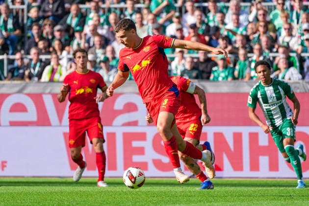 Maxime Esteve, Maxime Esteve (RB Leipzig, 3), Deutschland: Fussball, Bundesliga, Saison 2026 27, 2. Spieltag, 05.09.2026, Werder Bremen vs RB Leipzig, Weserstadion (Bremen) *** Maxime Esteve, Maxime Esteve RB Leipzig, 3, German Soccer, Bundesliga, 2026–27 Season, Matchday 2, September 5, 2026, Werder Bremen vs. RB Leipzig, Weserstadion, Bremen Copyright: xLeonxFrickx