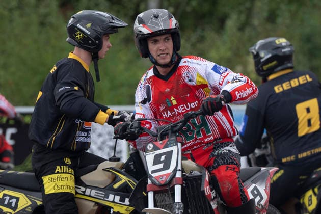 1.Bundesliga Nord Motoball Saison 2026 Playoff Viertelfinale 1.MBC 70 90 Halle vs.MSC Ubstadt-Weiher 1 Halle, Deutschland 05.September 2026: Im Bild:Benjamin Walther (Halle) Halle Neustadt Motoball Stadion Halle Neustadt Sachsen-Anhalt Deutschland *** 1 Bundesliga North Motoball 2026 Season Playoff Quarterfinal 1 MBC 70 90 Halle vs. MSC Ubstadt Weiher 1 Halle, Germany September 5, 2026 Pictured: Benjamin Walther Halle Halle Neustadt Motoball Stadium Halle Neustadt Saxony-Anhalt Germany