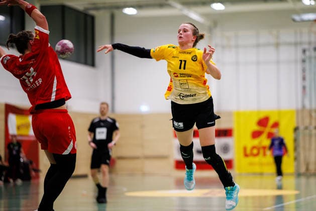 2. Handball Bundesliga Frauen: 1. FSV Mainz 05 - HC Roedertal, Mainz, 05.09.2026 Vanessa Huth (HC Roedertal, 11) im Wurf gegen Lena Feiniler (1. FSV Mainz 05, 18) Partie vom 2. Spieltag der ALSCO Handball 2. Bundesliga Frauen zwischen 1. FSV Mainz 05 und HC Rödertal in Mainz am 05.09.2026 *** Women s Handball Bundesliga 2: 1 FSV Mainz 05 vs. HC Roedertal, Mainz, September 5, 2026. Vanessa Huth (HC Roedertal) takes a shot against Lena Feiniler (1 FSV Mainz 05), 18 Match from Matchday 2 of the ALSCO Women’s Handball 2nd Bundesliga between 1 FSV Mainz 05 and HC Rödertal in Mainz on September 5, 2026 Copyright: xBEAUTIFULxSPORTS Hahnex