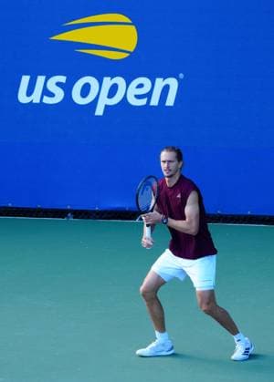 Alexander Zverev practices 2026 US Open, Day Seven, USTA Billie Jean King National Tennis Center, New York, USA - 05 Sep 2026New York USTA Billie Jean King National T New York (NY) United States of America EDITORIAL USE ONLY No use with unauthorised audio, video, data, fixture lists, club league logos or live services. Online in-match use limited to 120 images, no video emulation. No use in betting, games or single club league player publications. Copyright: xJavierxGarcia Shutterstockx 17134332bj