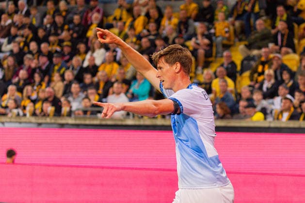 Deutschland: 2.Bundesliga, Saison 2026 2027, 05.09.2026, 4. Spieltag, SG Dynamo Dresden vs VfL Bochum, Rudolf-Harbig-Stadion : Oliver Olsen (VfL Bochum,13) Geste, Gestik, Emotion *** Germany 2. Bundesliga, 2026–2027 Season, September 5, 2026, Matchday 4, SG Dynamo Dresden vs. VfL Bochum, Rudolf Harbig Stadium, Oliver Olsen (VfL Bochum), 13 gestures, body language, emotion Copyright: xMichellexLukax