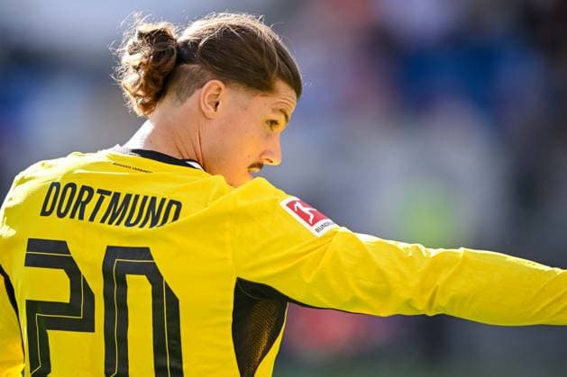 Marcel Sabitzer (Borussia Dortmund) Schaut waehrend des spiels der 1. Bundesliga zwischen TSG Hoffenheim und Borussia Dortmund, SNP Arena am 05. September 2026 in Sinsheim, Deutschland. (Foto von Harry Langer DeFodi Images) +++ Marcel Sabitzer (Borussia Dortmund) Looks on during the Bundesliga match between TSG Hoffenheim and Borussia Dortmund at SNP Arena on September 5, 2026 in Sinsheim, Germany. (Photo by Harry Langer DeFodi Images) DFB DFL REGULATIONS PROHIBIT ANY USE OF PHOTOGRAPHS AS IMAGE SEQUENCES AND OR QUASI-VIDEO. (Photo by Harry Langer DeFodi Images) DFB DFL REGULATIONS PROHIBIT ANY USE OF PHOTOGRAPHS AS IMAGE SEQUENCES AND OR QUASI-VIDEO. - *** Marcel Sabitzer of Borussia Dortmund looks on during the Bundesliga 1 match between TSG Hoffenheim and Borussia Dortmund, SNP Arena on September 5, 2026, in Sinsheim, Germany Photo by Harry Langer DeFodi Images Marcel Sabitzer of Borussia Dortmund looks on during the Bundesliga match between TSG Hoffenheim and Borussia Dortmund at SNP Arena on September 5, 2026, in Sinsheim, Germany. Photo by Harry Langer, DeFodi Images. DFB and DFL regulations prohibit any use of photographs as image sequences and or quasi-video. Photo by Harry Langer, DeFodi Images. DFB and DFL regulations prohibit any use of photographs as iMASEQUENCES AND OR QUASI-VIDEO