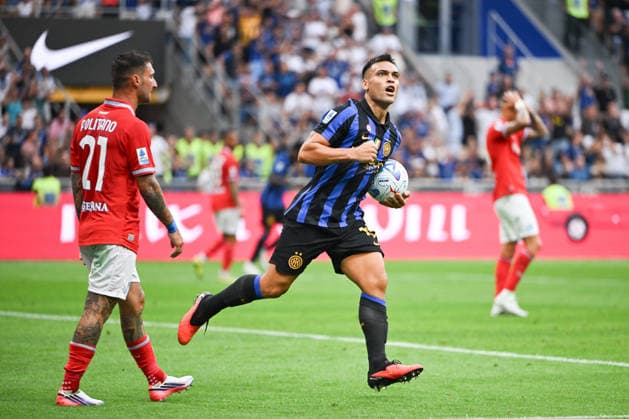 SOCCER - Serie A - Inter - FC Internazionale vs. SSC Napoli Photo by IPA ABACAPRESS.COM88157706 - Lautaro Martinez of Inter FC celebrating after scoring a goal during the Italian Serie A soccer match between Inter FC and SSC Napoli on September 5, 2026, at the Giuseppe Meazza San Siro Stadium in Milan, Italy. Photo by Tiziano Ballabio Milan Italy  Copyright: xIPAxSport ABACAx
