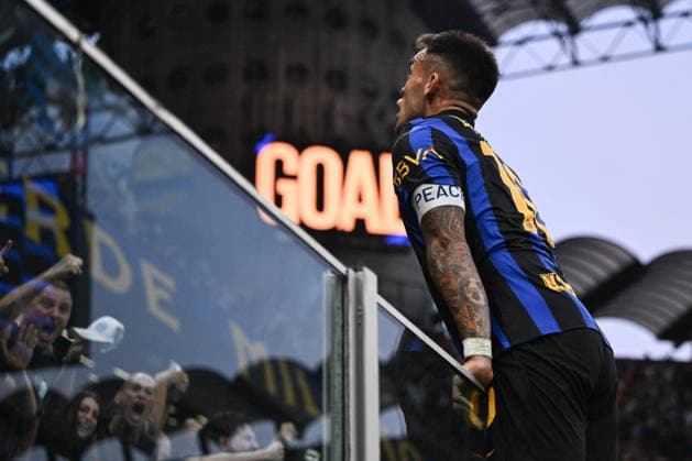 SOCCER - Serie A - Inter - FC Internazionale vs. SSC Napoli Photo by IPA ABACAPRESS.COM88159642 - Lautaro Martinez of Inter FC celebrating after scoring his third goal during the Italian Serie A soccer match between Inter FC and SSC Napoli on September 5, 2026, at the Giuseppe Meazza San Siro Stadium in Milan, Italy. Photo by Tiziano Ballabio Milan Italy  Copyright: xIPAxSport ABACAx