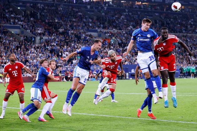 UPAMECANO Dayot Team FC Bayern Muenchen DFL Fussball Bundesliga Saison 2026 - 2027 BL Spiel FC Schalke 04 _ FC Bayern Muenchen 0 : 0 Gelsenkirchen am 05. 09. 2026 DFL REGULATIONS PROHIBIT ANY USE OF PHOTOGRAPHS as IMAGE SEQUENCES and or QUASI-VIDEO *** UPAMECANO Dayot Team FC Bayern Munich DFL Soccer Bundesliga 2026–2027 Season Bundesliga Match FC Schalke 04 vs. FC Bayern Munich 0–0 Gelsenkirchen on September 5, 2026 DFL REGULATIONS PROHIBIT ANY USE OF PHOTOGRAPHS as IMAGE SEQUENCES and or QUASI-VIDEO Copyright: xLacixPerenyix