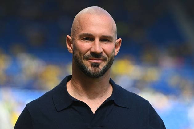 Trainer Christian ILZER (1899 Hoffenheim), Einzelbild,angeschnittenes Einzelmotiv,Portraet,Portrait,Porträt. Fussball 1. Bundesliga Saison 2026 2027, 2.Spieltag, Spieltag02,, TSG 1899 Hoffenheim - Borussia Dortmund 2-3 am 05.09.2026 , SNP ARENA *** Coach Christian ILZER, 1899 Hoffenheim, single image, cropped close-up, portrait, soccer portrait, Bundesliga Season 2026–2027, Matchday 2, Matchday 02, TSG 1899 Hoffenheim vs. Borussia Dortmund 2–3 on September 5, 2026, SNP ARENA