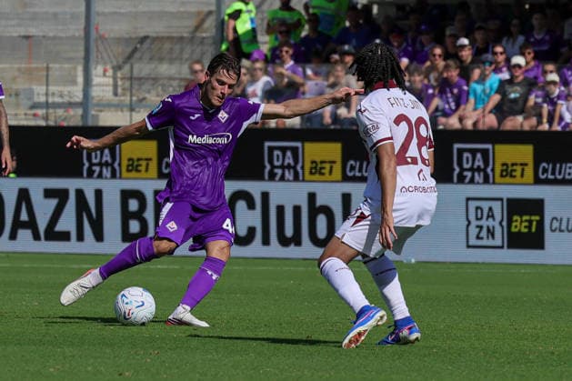 SOCCER - Serie A - ACF Fiorentina vs. Torino FC Photo by IPA ABACAPRESS.COM88170695 - Fagioli (No. 44, Fiorentina) during the Serie A soccer match between ACF Fiorentina and Torino FC at Stadio Artemio Franchi, Florence, Italy Florence Italy  Copyright: xIPAxSport ABACAx