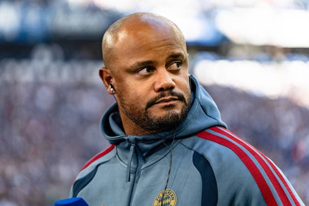 Deutschland: 1. Bundesliga 2026 2027, 2. Spieltag - FC Schalke 04 vs. FC Bayern München - 05.09.2026 - Veltins-Arena (Gelsenkirchen, Nordrhein-Westfalen) Vincent Kompany (Trainer) *** Germany 1 Bundesliga 2026–2027, Matchday 2: FC Schalke 04 vs. FC Bayern Munich, September 5, 2026, Veltins Arena, Gelsenkirchen, North Rhine-Westphalia; Vincent Kompany, Head Coach Copyright: xCelinaxLeiersx