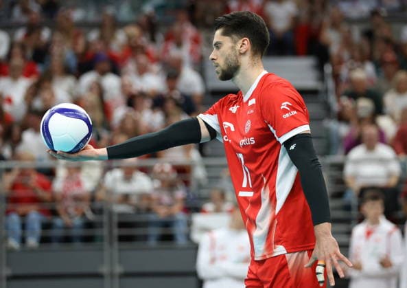 Gdansk 05.09.2026 Volleyball friendly match between the Polish and Finnish National Teams in Gdansk Siatkowka meczi towarzyski Reprezentacji Polski i Finlandii w Gdansku n z Jakub Majchrzak Fot.Mateusz Bialczyk Arena Akcji NEWSPIX.PL --- newspix.pl 