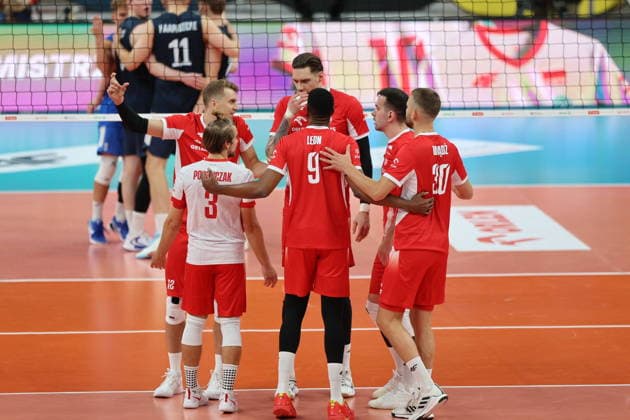 Gdansk 05.09.2026 Volleyball friendly match between the Polish and Finnish National Teams in Gdansk Siatkowka meczi towarzyski Reprezentacji Polski i Finlandii w Gdansku n z Jakub Popiwczak Wilfredo Leon Bartlomiej Boladz Fot.Mateusz Bialczyk Arena Akcji NEWSPIX.PL --- newspix.pl 