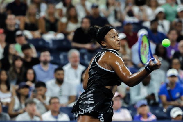 US Open tennis tournament - Day 7 Naomi Osaka of Japan in action against Elise Mertens of Belgium during the Women s Singles third round of the US Open Tennis Championship in Flushing Meadows, New York, USA, 05 September 2026. FLUSHING MEADOWS NEW YORK United States  Copyright: xOLGAxFEDOROVAx