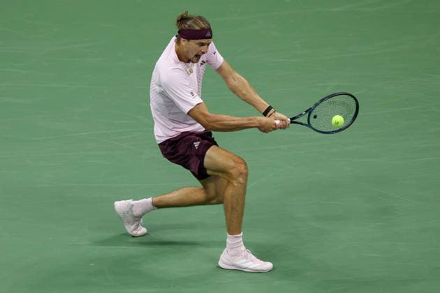 US Open tennis tournament - Day 7 Alexander Zverev of Germany in action against Alejandro Tabilo of Chile during the Men™s Singles third round of the US Open Tennis Championships in Flushing Meadows, New York, USA, 05 September 2026. FLUSHING MEADOWS NEW YORK United States  Copyright: xBRIANxHIRSCHFELDx