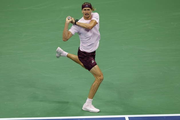 US Open tennis tournament - Day 7 Alexander Zverev of Germany in action against Alejandro Tabilo of Chile during the Men™s Singles third round of the US Open Tennis Championships in Flushing Meadows, New York, USA, 05 September 2026. FLUSHING MEADOWS NEW YORK United States  Copyright: xBRIANxHIRSCHFELDx