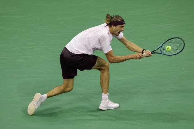 US Open tennis tournament - Day 7 Alexander Zverev of Germany in action against Alejandro Tabilo of Chile during the Men™s Singles third round of the US Open Tennis Championships in Flushing Meadows, New York, USA, 05 September 2026. FLUSHING MEADOWS NEW YORK United States  Copyright: xBRIANxHIRSCHFELDx
