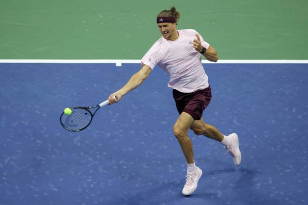 US Open tennis tournament - Day 7 Alexander Zverev of Germany in action against Alejandro Tabilo of Chile during the Men™s Singles third round of the US Open Tennis Championships in Flushing Meadows, New York, USA, 05 September 2026. FLUSHING MEADOWS NEW YORK United States  Copyright: xBRIANxHIRSCHFELDx