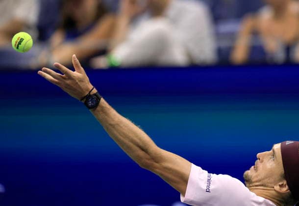 US Open tennis tournament - Day 7 Alexander Zverev of Germany in action against Alejandro Tabilo of Chile during the Men s Singles third round of the US Open Tennis Championships in Flushing Meadows, New York, USA, 05 September 2026. FLUSHING MEADOWS NEW YORK United States  Copyright: xCRISTOBALxHERRERA-ULASHKEVICHx