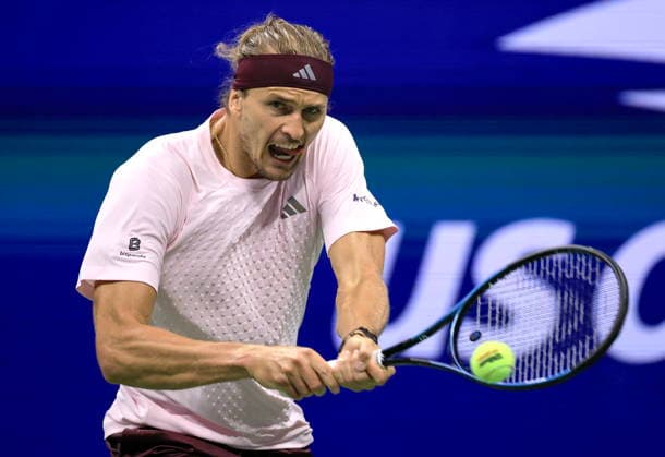 US Open tennis tournament - Day 7 Alexander Zverev of Germany in action against Alejandro Tabilo of Chile during the Men s Singles third round of the US Open Tennis Championships in Flushing Meadows, New York, USA, 05 September 2026. FLUSHING MEADOWS NEW YORK United States  Copyright: xCRISTOBALxHERRERA-ULASHKEVICHx