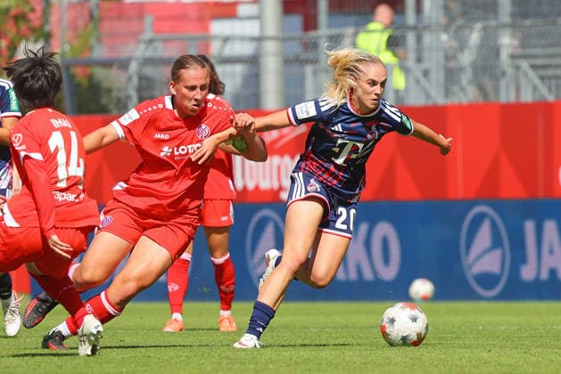 Mainz, Deutschland 05. September 2026: 1. BL Frauen - 2026 2027 - Sp. 3 - 1. FSV Mainz 05 gegen 1. FC Köln Im Bild: DFL DFB regulations prohibit any use of photographs as image sequences and or quasi-video Bruchwegstadion Rheinland - Pfalz *** Mainz, Germany, September 5, 2026, Women s Bundesliga 1, 2026–2027 Season, Matchday 3: 1. FSV Mainz 05 vs. 1. FC Köln. Pictured: DFL and DFB regulations prohibit any use of photographs as image sequences and or quasi-video. Bruchwegstadion, Rhineland-Palatinate Copyright: xFotostandx xRacochax
