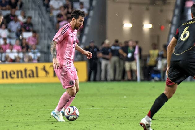 September 5, 2026, Miami, Florida, USA: LIONEL MESSI (10) of Inter Miami CF controls a ball during a Major League soccer match between Inter Miami CF and Atlanta United FC Miami USA - ZUMAa257 20260905_zsp_a257_020 Copyright: xChrisxArjoonx