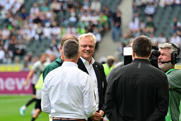 05.09.2026; Moenchengladbach; Fussball, Herren, Saison 2026 2027, Borussia Moenchengladbach vs. SV Elversberg Dr. Stefan Stegemann (Geschaeftsfuehrer Gladbach) DFL regulations prohibit any use of photographs as image sequences and or quasi-video. ista-Borussia-Park Nordrhein-Westfalen Deutschland *** September 5, 2026, Mönchengladbach Soccer, Men s, 2026–2027 Season, Borussia Mönchengladbach vs. SV Elversberg Dr. Stefan Stegemann, Managing Director of Gladbach. DFL regulations prohibit any use of photographs as image sequences and or quasi-video footage at Borussia Park, North Rhine-Westphalia, Germany