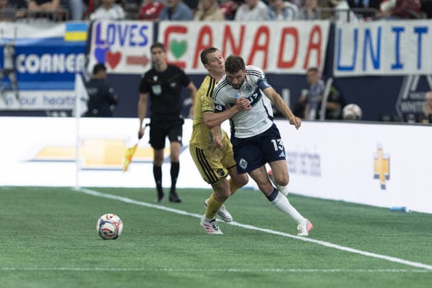 Thomas Müller seen during MLS, Fussball Herren, USA game between teams of Vancouver Whitecaps FC and St. Louis City SC(Gael Amador Ball Raw Images) Vancouver BC Place Canada Copyright: xGaelxAmadorx Whitecaps_StLouis0127