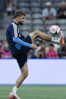 Thomas Müller seen during MLS, Fussball Herren, USA game between teams of Vancouver Whitecaps FC and St. Louis City SC(Gael Amador Ball Raw Images) Vancouver BC Place Canada Copyright: xGaelxAmadorx Whitecaps_StLouis0177