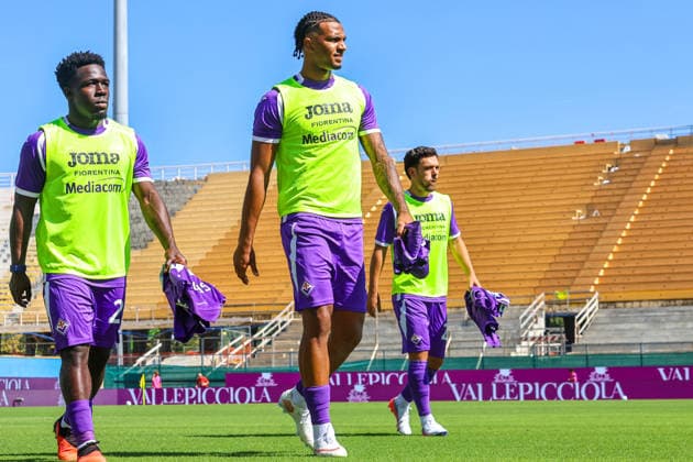 ACF Fiorentina v Torino FC - Serie A 2026 27 Ndour of ACF Fiorentina before the Italian Serie A football match between ACF Fiorentina and Torino F.C. at the Artemio-Franchi stadium in Florence, Italy, on September 5, 2026. Firenze FI Italy  Copyright: xPaoloxGiulianix originalFilename:giuliani-acffiore260905_npYGQ.jpg