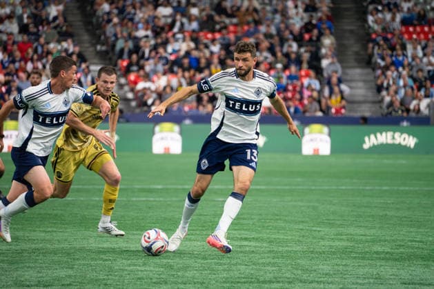 VANCOUVER, CANADA - SEPTEMBER 5: Thomas Muller of Vancouver Whitecaps FC controls the ball during the Major League Soccer match between Vancouver Whitecaps FC and St Louis City SC at BC Place Stadium on September 5, 2026 in Vancouver, British Columbia, Canada. Copyright: xAmyxElle SPPx Sportspressphoto_SPR224417