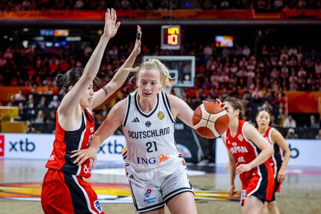 Basketball Berlin 05.09.2026 FIBA Women™s Basketball World Cup Germany 2026 Vorrunde Gruppe Deutschland (GER) - Japan (JPN) Marie Gülich (Deutschland, No.21) Gulich