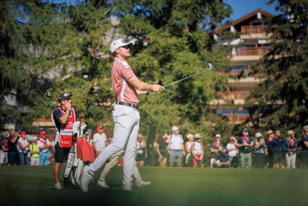 European Masters Golf Tournament in Crans-Montana Switzerland s Joel Girrbach competes during the fourth and final round of the Omega European Masters golf tournament in Crans-Montana, Switzerland, 06 September 2026. CRANS-MONTANA Wallis SWITZERLAND  Copyright: xVALENTINxFLAURAUDx