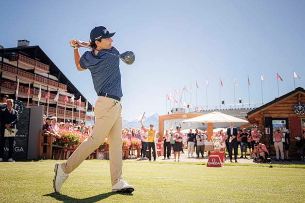 European Masters Golf Tournament in Crans-Montana Austria s Maximilian Steinlechner competes during the fourth and final round of the Omega European Masters golf tournament in Crans-Montana, Switzerland, 06 September 2026. CRANS-MONTANA Wallis SWITZERLAND  Copyright: xVALENTINxFLAURAUDx