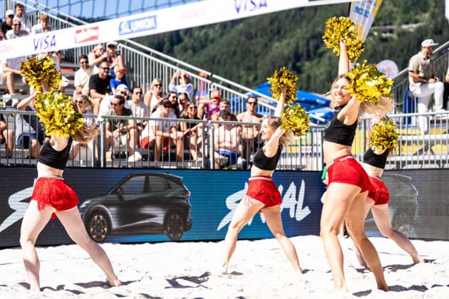 Beach volleyball, Beachvolleyball - MEVZA Schladming SCHLADMING,AUSTRIA,06.SEP.26 - BEACH VOLLEYBALL - win2day Tour PRO, MEVZA Schladming. Image shows .  GEPAxpictures xJulioxArellano