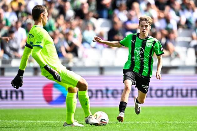Cercle Brugge v KAA Gent - Jupiler Pro League BRUGGE, BELGIUM - SEPTEMBER 06 : Martens Viggo midfielder of Cercle Brugge during the Jupiler Pro League match between Cercle Brugge and KAA Gent on September 6, 2026 in Brugge, Belgium, 06 09 2026 Brugge Belgium  Copyright: xTomasxSiskx