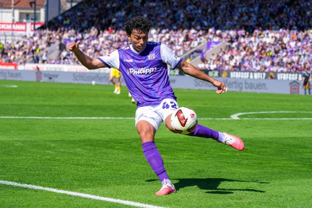 Jonathan Gomez, Jonathan Gomez (VfL Osnabrück, 42), Mimik, Gesichtsausdruck, Deutschland: Fussball, 2. Bundesliga, Saison 2026 27, 4. Spieltag, 06.09.2026, VfL Osnabrück vs Eintracht Braunschweig, Stadion Bremer Brücke (Osnabrück, Niedersachsen) *** Jonathan Gomez, Jonathan Gomez VfL Osnabrück, 42, facial expressions, German soccer, 2. Bundesliga, 2026–27 season, Matchday 4, September 6, 2026, VfL Osnabrück vs. Eintracht Braunschweig, Bremer Brücke Stadium, Osnabrück, Lower Saxony Copyright: xLeonxFrickx