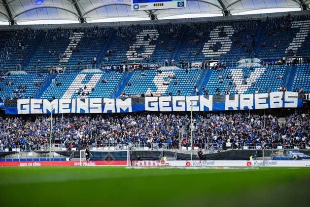 1. Bundesliga: Hamburger SV vs. 1. FSV Mainz 05, 06.09.2026 Die Nordtribüne mit dem Banner: Gemeinsam gegen Krebs; Fußball, 1. Bundesliga, 2. Spieltag: Hamburger SV vs. 1. FSV Mainz 05 am 06.09.2026 im Volksparkstadion, Hamburg DFL REGULATIONS PROHIBIT ANY USE OF PHOTOGRAPHS AS IMAGE SEQUENCES AND OR QUASI-VIDEO. *** 1 Bundesliga: Hamburger SV vs. 1 FSV Mainz 05, September 6, 2026. The North Stand with the Together Against Cancer banner. Soccer, 1. Bundesliga, Matchday 2: Hamburger SV vs. 1. FSV Mainz 05 on September 6, 2026, at the Volksparkstadion, Hamburg. DFL regulations prohibit any use of photographs as image sequences and or quasi-video. Copyright: xBEAUTIFULxSPORTS Tonhäuserx
