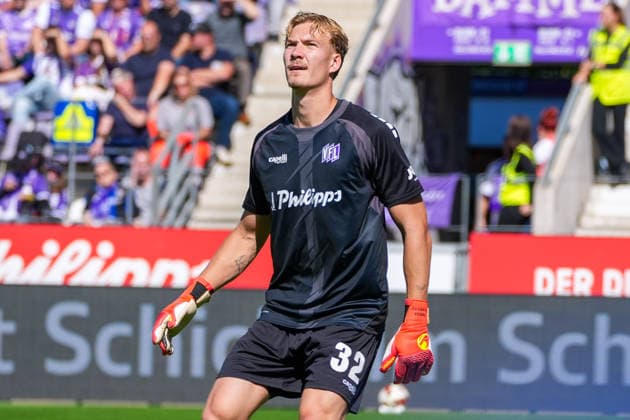 Jonas Krumney (VfL Osnabrück, 32), Deutschland: Fussball, 2. Bundesliga, Saison 2026 27, 4. Spieltag, 06.09.2026, VfL Osnabrück vs Eintracht Braunschweig, Stadion Bremer Brücke (Osnabrück, Niedersachsen) *** Jonas Krumney, VfL Osnabrück, 32, German soccer, 2. Bundesliga, 2026–27 season, Matchday 4, September 6, 2026, VfL Osnabrück vs. Eintracht Braunschweig, Bremer Brücke Stadium, Osnabrück, Lower Saxony Copyright: xLeonxFrickx