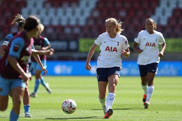 RECORD DATE NOT STATED 6th September 2026; BetWright Stadium, London, England; Womens Super League Football, Tottenham Hotspur versus West Ham United; Julie Blakstad of Tottenham Hotspur KatiexChan