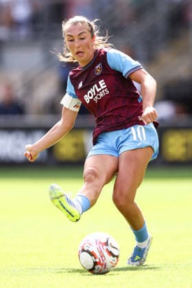 Spurs v West Ham Women 06 September 2026, London - Women s Super League - Tottenham Hotspur v West Ham United - Katie Zelem of West Ham United - Photo: Jacques Feeney Offside. London UK Copyright: xJacquesxFeeneyx xOffsidexOffside