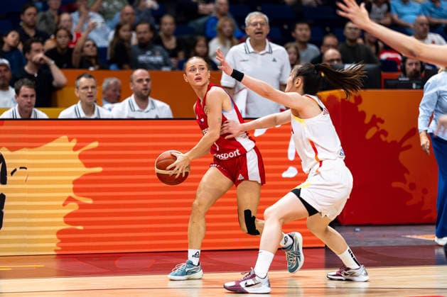 Katerina Zeithammerova (Tschechien, 01) im Dribbling, GER, China vs. Tschechien, Basketball, FIBA Women s World Cup 2026, Gruppenphase, Spieltag 2, 06.09.2026 GER, China vs. Tschechien, Basketball, FIBA Women s World Cup 2026, Gruppenphase, Spieltag 2, 06.09.2026 Berlin Copyright: xEibner-Pressefoto MaxxVincenx EP_MVN