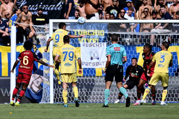 As Frosinone 06 09 2026 - campionato di calcio serie A Frosinone-Venezia foto Antonello Sammarco Image nella foto: gol Antonio Raimondo 