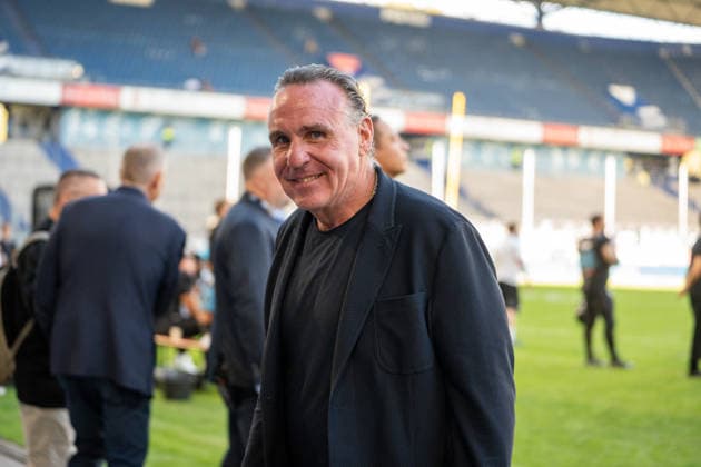 Deutschland: 06.09.2026, The AFLE Gold Bowl 2026 - Panthers Wroclaw vs. Vienna Vikings, Schauinsland-Reisen-Arena (Duisburg): Jim Tomsula der Präsident schaut in die Kamera Duisburg Deutschland Copyright: xMijoxLubecx