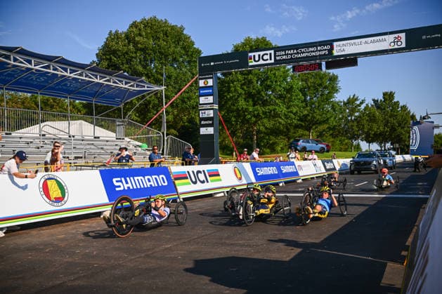 2026 UCI Para-cycling Road World Championships Picture by Olly Hassell SWpix.com - 06 09 2026 - Cycling - 2026 UCI Para-cycling Road World Championships - Huntsville, Alabama, United States of America - Women H2 Road Race - Katerina Brim (USA) Huntsville Cummings Research Park United States of America Copyright: x xSWpix.comx(t axPhotographyxHubxLtd)xOllyxHassell SWpix.comx SWP-3030-22968