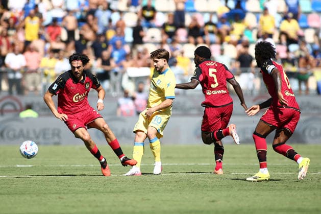SOCCER - Serie A - Frosinone Calcio vs. Venezia FC Photo by IPA ABACAPRESS.COM88193692 - Romano Schmid of Frosinone Calcio is in action during the 2026–2027 Serie A match between Frosinone Calcio and Venezia F.C. at Stadio Benito Stirpe in Frosinone, Italy. Frosinone Italy  Copyright: xIPAxSport ABACAx