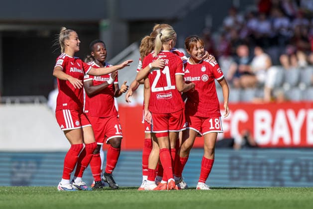 GER, München, FC Bayern München vs SC Freiburg, Google Pixel Frauen Bundesliga, Fussball, DFB, Spielzeit 2026 2027, FC Bayern Campus, 3. Spieltag im Bild: Momoko Tanikawa (FC Bayern München Frauen 18) erzielt den Treffer zum 1:0, Tor, Jubel und Freude, Emotionen DFB DFL REGULATIONS PROHIBIT ANY USE OF PHOTOGRAPHS AS IMAGE SEQUENCES AND OR QUASI-VIDEO, 06.09.2026 *** GER, Munich, FC Bayern Munich vs. SC Freiburg, Google Pixel Women s Bundesliga, Soccer, DFB, 2026–2027 Season, FC Bayern Campus, Matchday 3 in Pictures: Momoko Tanikawa of FC Bayern Munich Women s U-18 scores the 1–0 goal, Goal, celebration and joy, emotions. DFB and DFL regulations prohibit any use of photographs as image sequences and or quasi-video. September 6, 2026 Copyright: HMBxMedia HendrikxHamelau