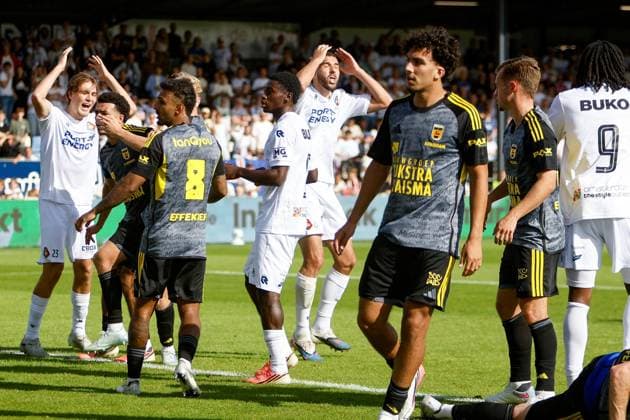 IJMUIDEN , 06-09-2026 , Buko Stadion , season 2026 2027 , Dutch , eredivisie , match between Telstar and Cambuur , picture shows, Telstar player Emirhan Demircan Telstar - Cambuur  x206581224x Copyright: