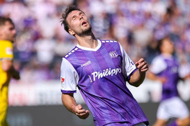 2026.09.06, xkwix, Fußball, 2.Liga, VfL Osnabrück - Eintracht Braunschweig, Stadion an der Bremer Brücke, 4.Spieltag, Saison 2026 2027: Robin Meissner (VfL Osnabrueck 11) enttaeuschend im Blick DFB regulations prohibit any use of photographs as image sequences and or quasi-video. Photo: xKamilxWilkowskixPressefotoKochx Niedersachsen Deutschland *** September 6, 2026, xkwix, Soccer, 2nd Division, VfL Osnabrück vs. Eintracht Braunschweig, Stadion an der Bremer Brücke, Matchday 4, 2026–2027 season, Robin Meissner, VfL Osnabrück 11, a disappointing performance. Note: DFB regulations prohibit any use of photographs as image sequences and or quasi-video. Photo: xKamilxWilkowskixPressefotoKochx, Lower Saxony, Germany