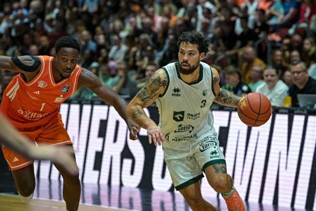 easyCredit Basketball Bundesliga, Testspiel, Niners Chemnitz - Legia Warschau 06.09.2026 ab 15.00 Uhr Chemnitz, Chemnitz Arena Im Foto: 03 Arguster Daniels IV, 01 Phlandrous Fleming JR easyCredit Basketball Bundesliga, Testspiel, Niners Chemnitz - Legia Warschau Chemnitz Sachsen Deutschland Copyright: xEHLxMedia MichelxKöhlerx 20260609-Niners-Chemnitz-Legia-Warschau_007