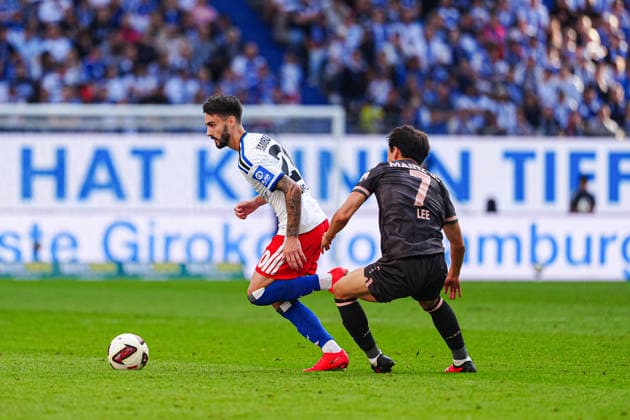 Fabio Vieira (Hamburger SV, 20), Jae-Sung Lee (1. FSV Mainz 05, 07) GER, Hamburger SV vs. 1. FSV Mainz 05, Fußball, 1. Bundesliga, Spieltag 02, Saison 2026 2027, 06.09.2026 DFL REGULATIONS PROHIBIT ANY USE OF PHOTOGRAPHS AS IMAGE SEQUENCES AND OR QUASI-VIDEO GER, Hamburger SV vs. 1. FSV Mainz 05, Fußball, 1. Bundesliga, Spieltag 02, Saison 2026 2027, 06.09.2026 Hamburg *** Fabio Vieira, Hamburger SV, 20; Jae Sung Lee, 1. FSV Mainz 05, 07 GER; Hamburger SV vs. 1. FSV Mainz 05, Soccer, Bundesliga 1, Matchday 02, 2026–2027 Season, September 6, 2026 DFL regulations prohibit any use of photographs as image sequences and or quasi-video GER, Hamburger SV vs. 1. FSV Mainz 05, soccer, 1st Bundesliga, Matchday 02, 2026–2027 season, September 6, 2026, Hamburg Copyright: xEibner-Pressefoto MarcelxvonxFehrnx EP_MFN