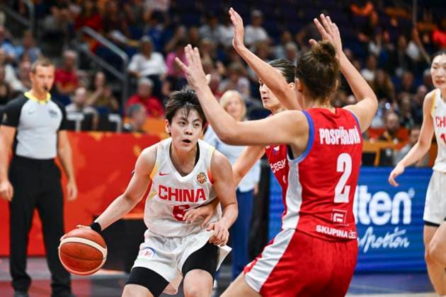 China v Czech Republic - FIBA Women s Basketball World Cup 2026 BERLIN, GERMANY - SEPTEMBER 06 : Yang Shuyu guard of China during the FIBA Women s Basketball World Cup group D phase match between China and Czech Republic in Berlin on September 6, 2026 in Berlin, Germany, 06 09 2026 Berlin Germany  Copyright: xVincentxKalutx